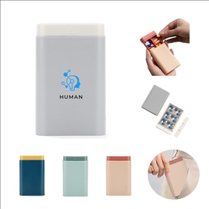 6-Compartment Pocket Pill Organizer